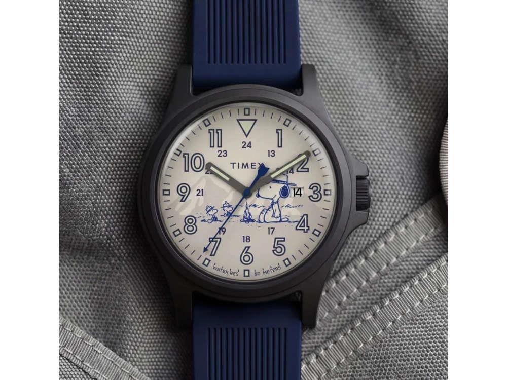 Timex Peanuts Expedition AcadiaQuartz Uhr, Harz, 40 mm, TW2Y84700