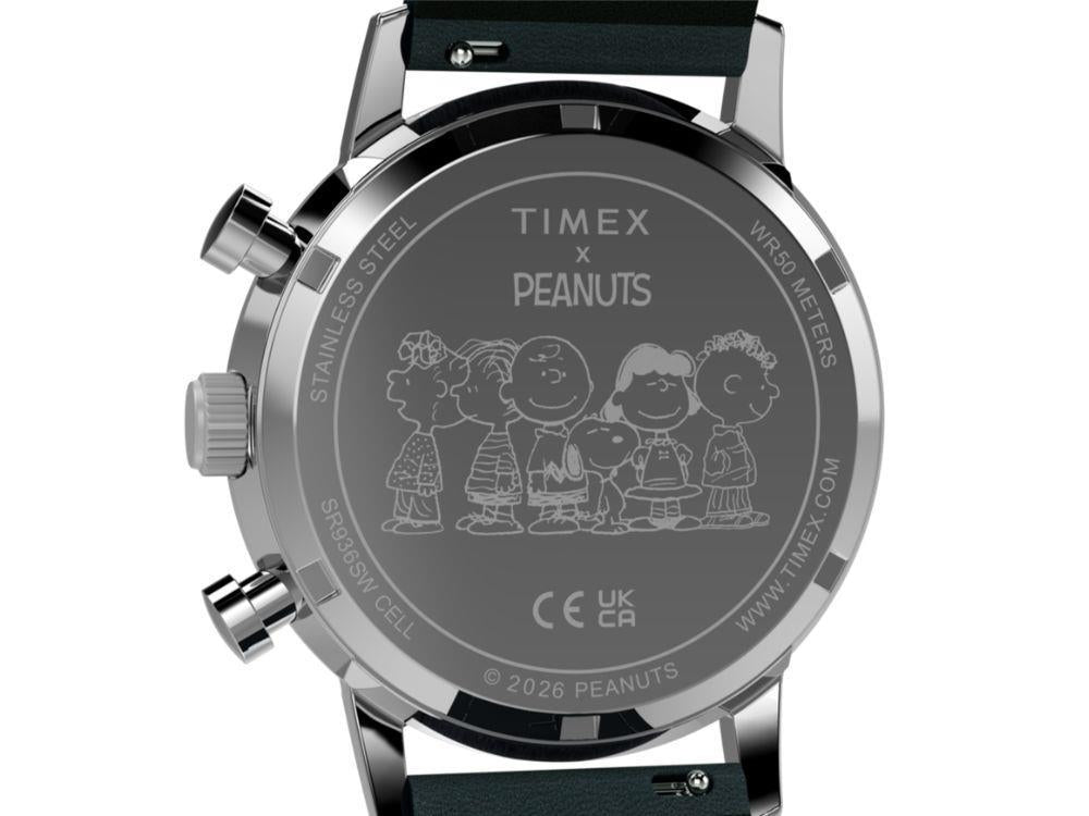 Timex Peanuts Marlin Quartz Uhr, Blau, 40 mm, TW2Y85300