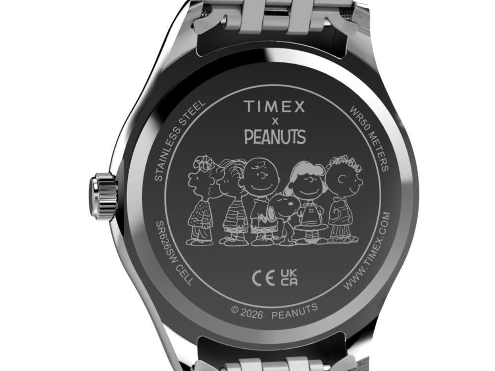 Timex Legacy Snoopy Umbrella Peanuts Quartz Uhr, Rose, 34 mm, TW2Y85500
