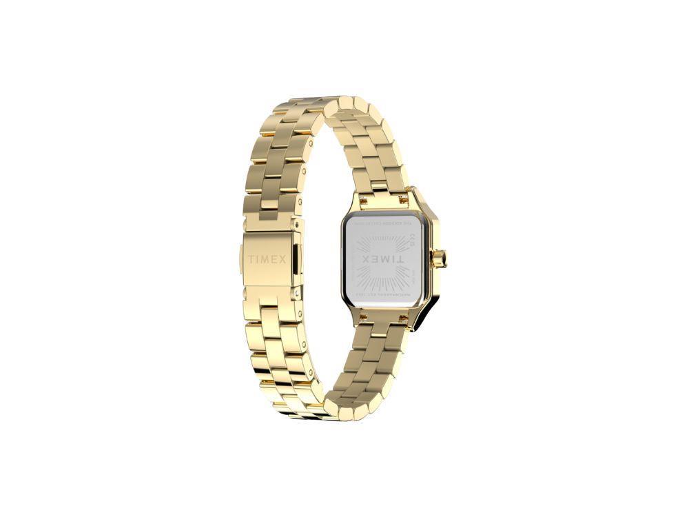 Timex Trend Addison Quartz Uhr, Messing, Silber, TW2Y90500