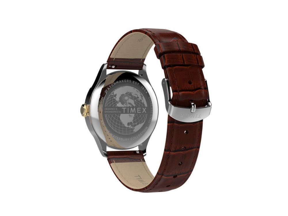 Timex The Waterbury Classic Quartz Uhr, Schwarz, 39 mm, TW2Y92100