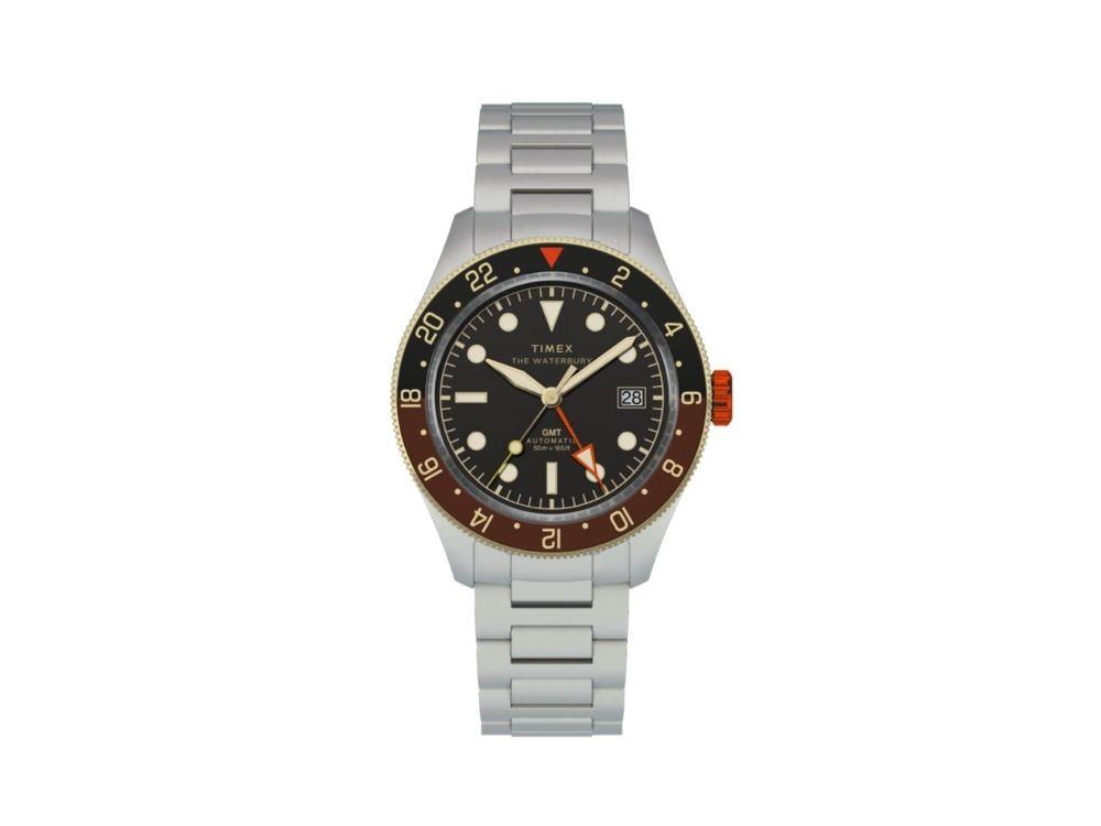 Timex The Waterbury Heritage Automatik Uhr, Schwarz, 41.5 mm, TW2Y93500