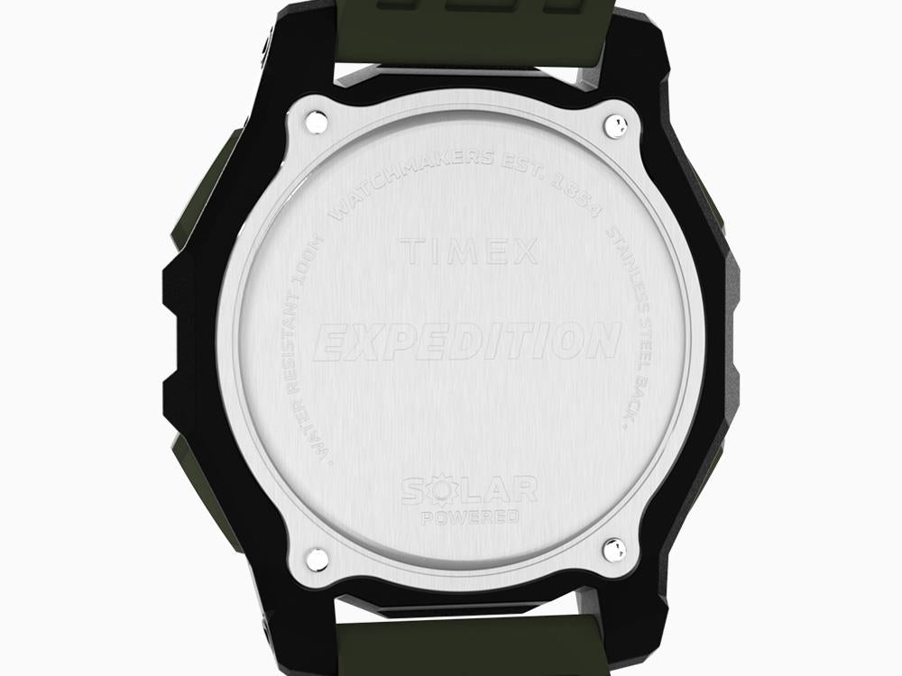 Timex Expedition Ridge Solar Quartz Uhr, Schwarz, 49 mm, TW4B33700