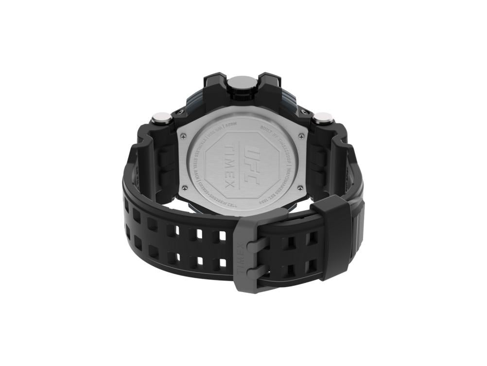 Timex UFC Colossus Quartz Uhr, Polycarbonat, Schwarz, 53 mm, TW5M51800