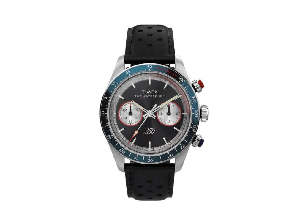 Timex Waterbury Heritage America 250 Quartz Uhr, Schwarz, 39 mm, TW6A06000