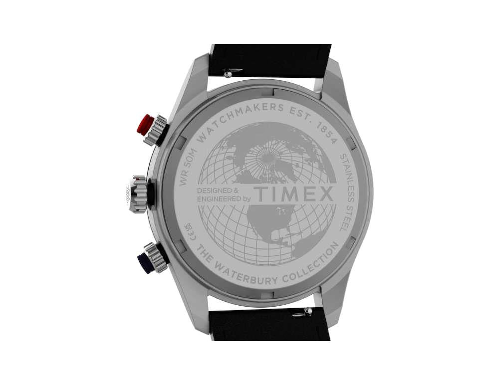 Timex Waterbury Heritage America 250 Quartz Uhr, Schwarz, 39 mm, TW6A06000