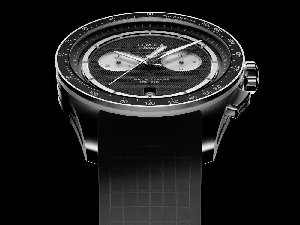 Timex Atelier Chronograph M1q Quartz Uhr, Schwarz, 40 mm, TW6A07000