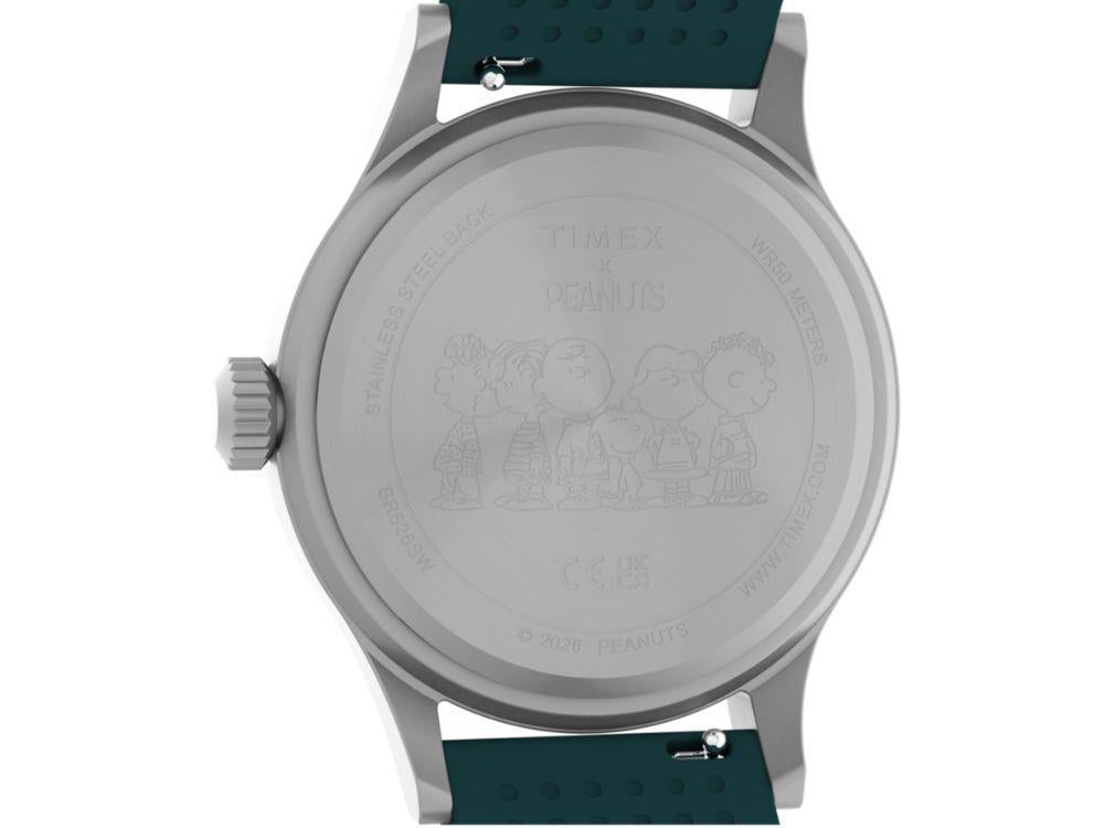Timex Peanuts Time Expedition Scout Quartz Uhr, Messing, Blau, 40 mm, TW2Y84800