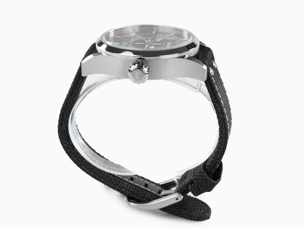 TW Steel Blast Quartz Uhr, Schwarz, 45 mm, Leinenuhrband, 10 atm, VS99