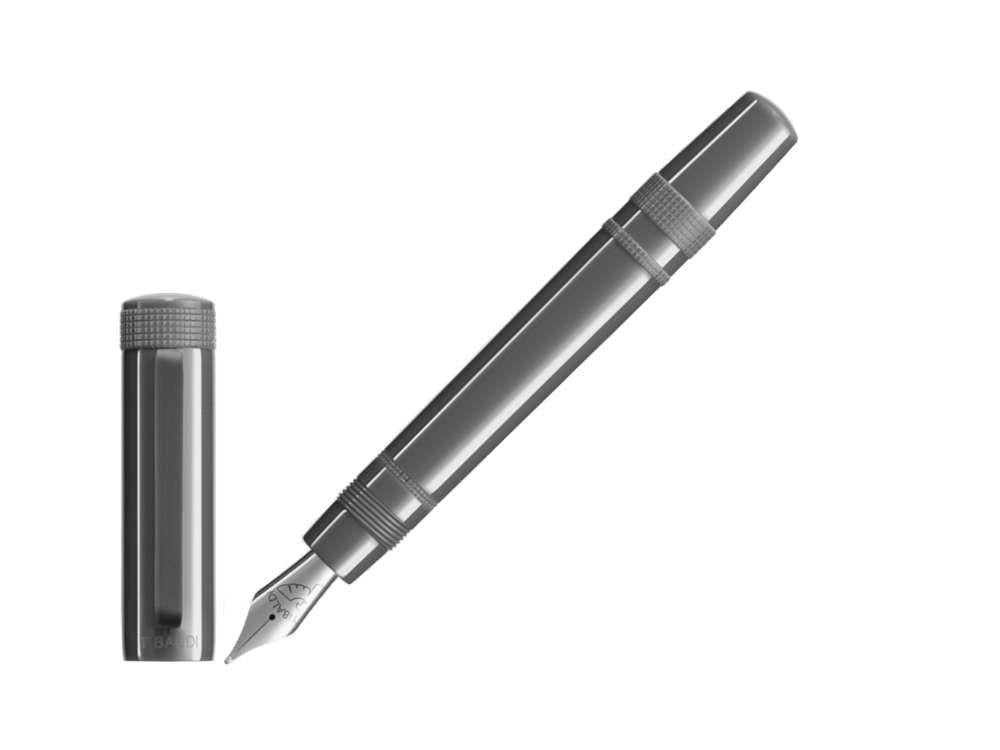 Tibaldi Perfecta Grey Dèlavè Füllfederhalter, Edelharz, Grau, PFC-297-FP