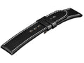 U-Boat Accesorios Armband, Leder, Baumwolle, Schwarz, 23mm., 834/Z