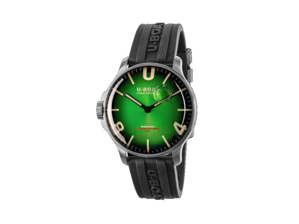 U-Boat Capsoil Darkmoon Soleil Green SS Quartz Uhr, 44 mm, 8702/B