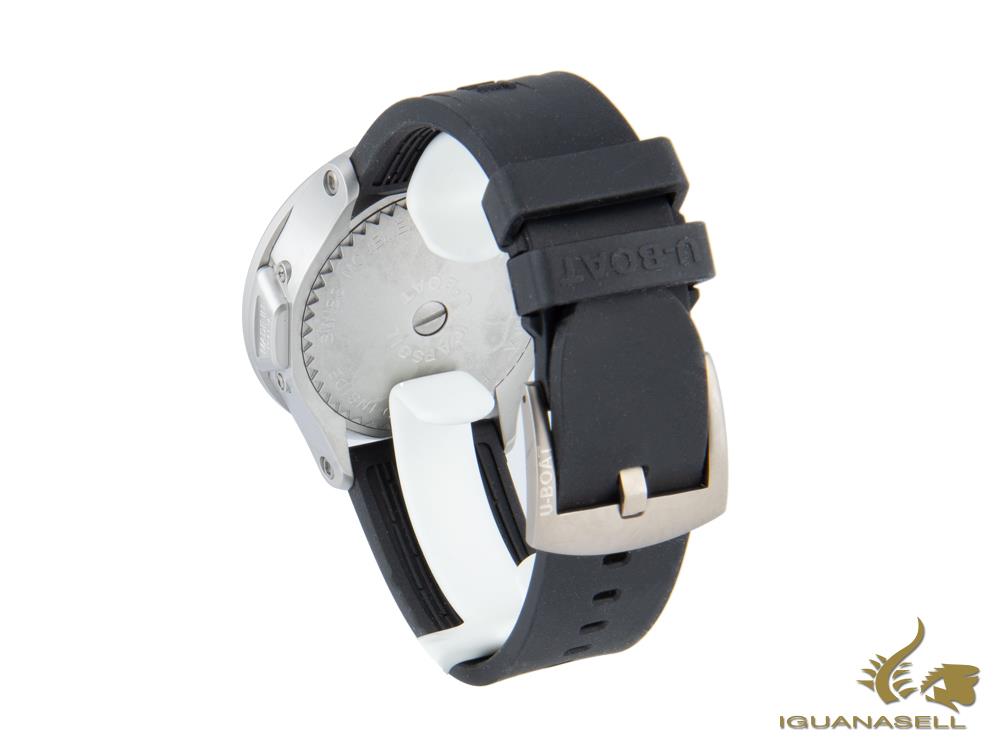 U-Boat Capsoil SS Quartz Uhr, Edelstahl 316L , Schwarz, 45 mm, 8110/A