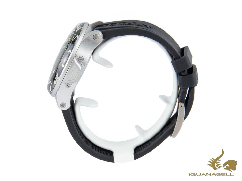 U-Boat Capsoil SS Quartz Uhr, Edelstahl 316L , Schwarz, 45 mm, 8110/A