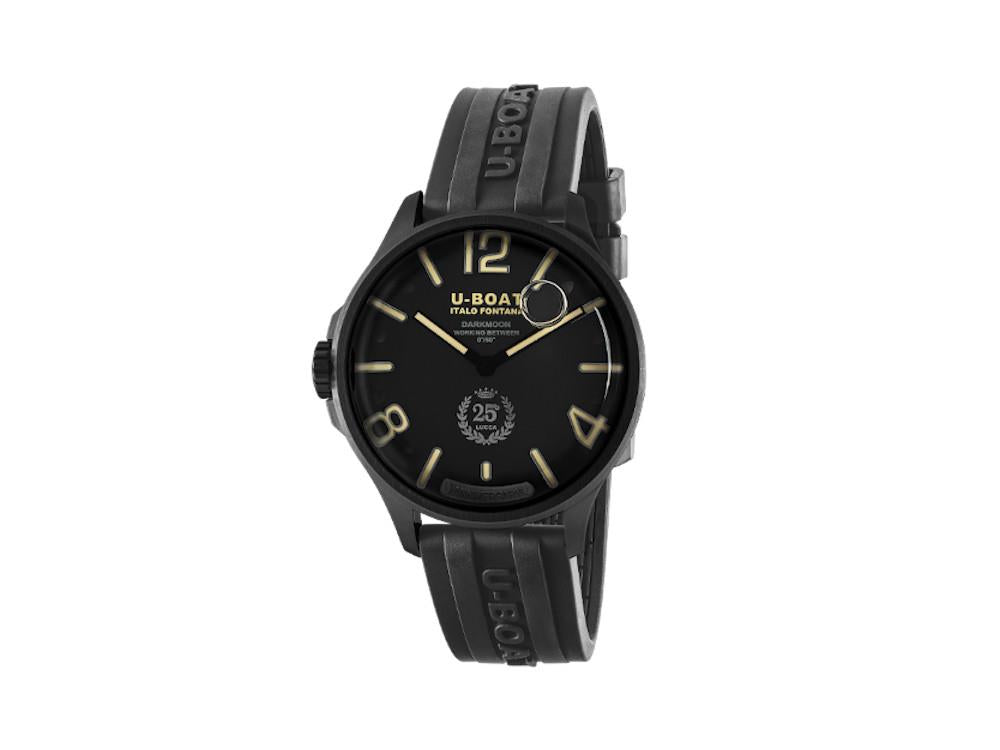 U-Boat Capsoil Darkmoon 25.º PVD Quartz Uhr, Schwarz, Limitierte Edition, 2026