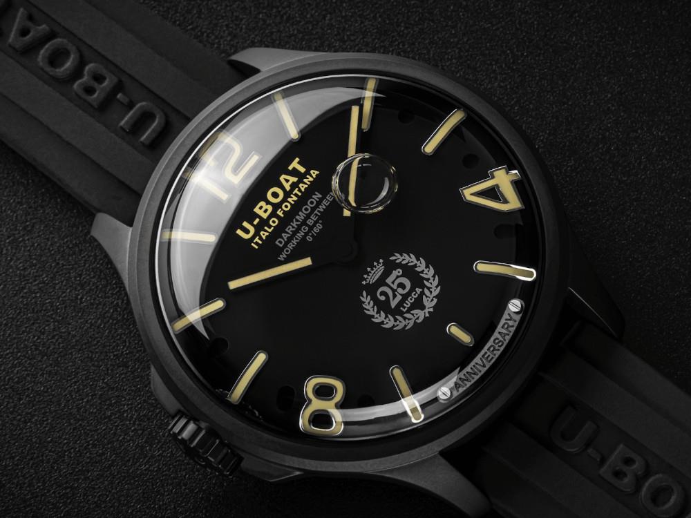 U-Boat Capsoil Darkmoon 25.º PVD Quartz Uhr, Schwarz, Limitierte Edition, 2026