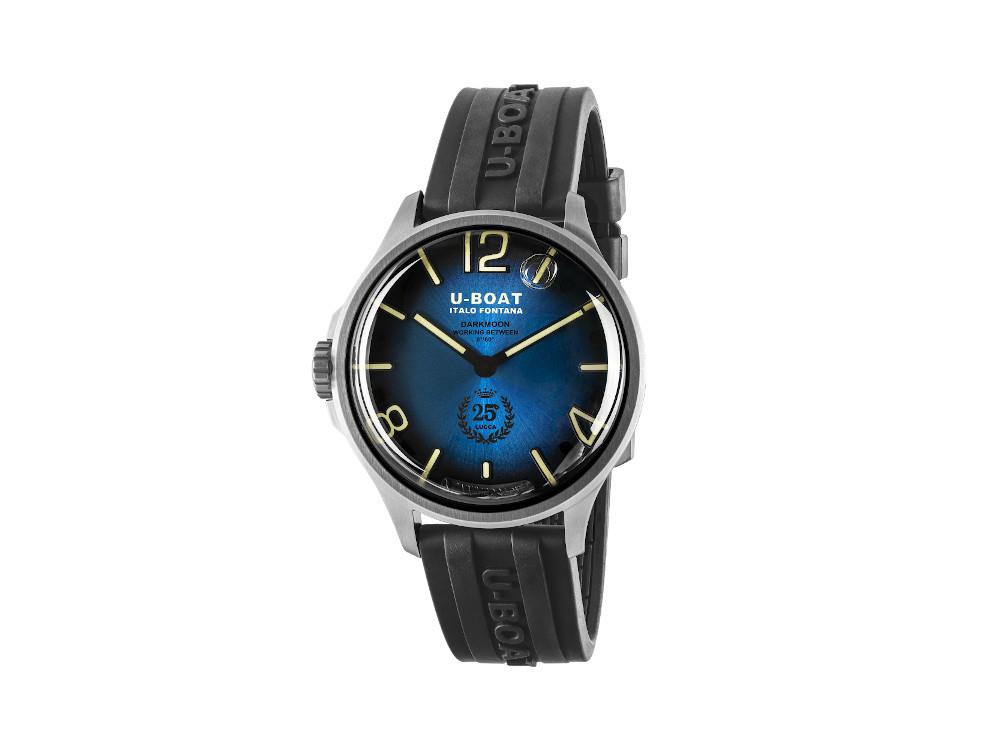 U-Boat Capsoil Darkmoon 25° SS Blue Soleil Quartz Uhr, Limitierte Edition, 2029