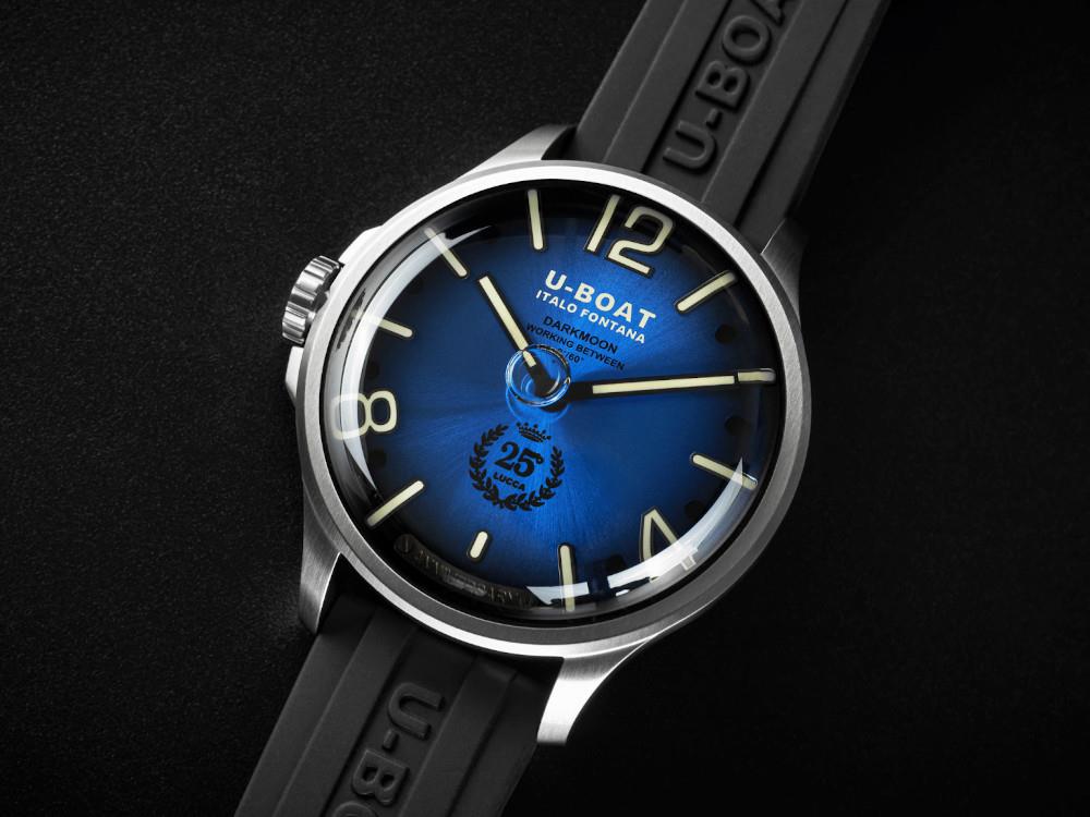 U-Boat Capsoil Darkmoon 25° SS Blue Soleil Quartz Uhr, Limitierte Edition, 2029