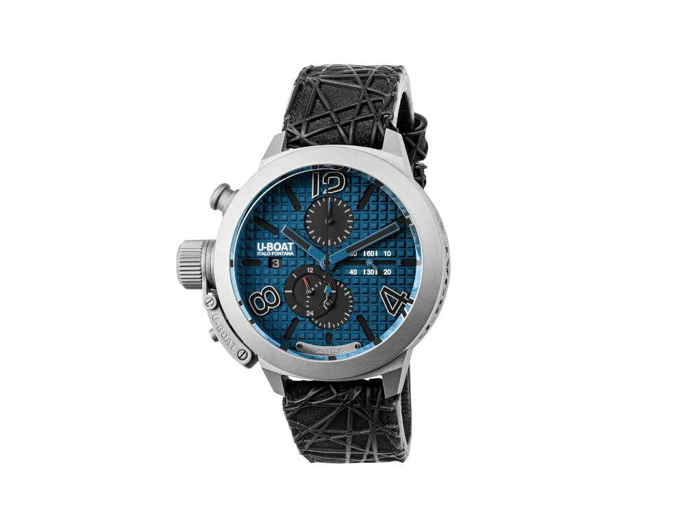 U-Boat Classico Automatik Uhr, Titan, Blau, 45 mm, Limitierte Edition, 3003