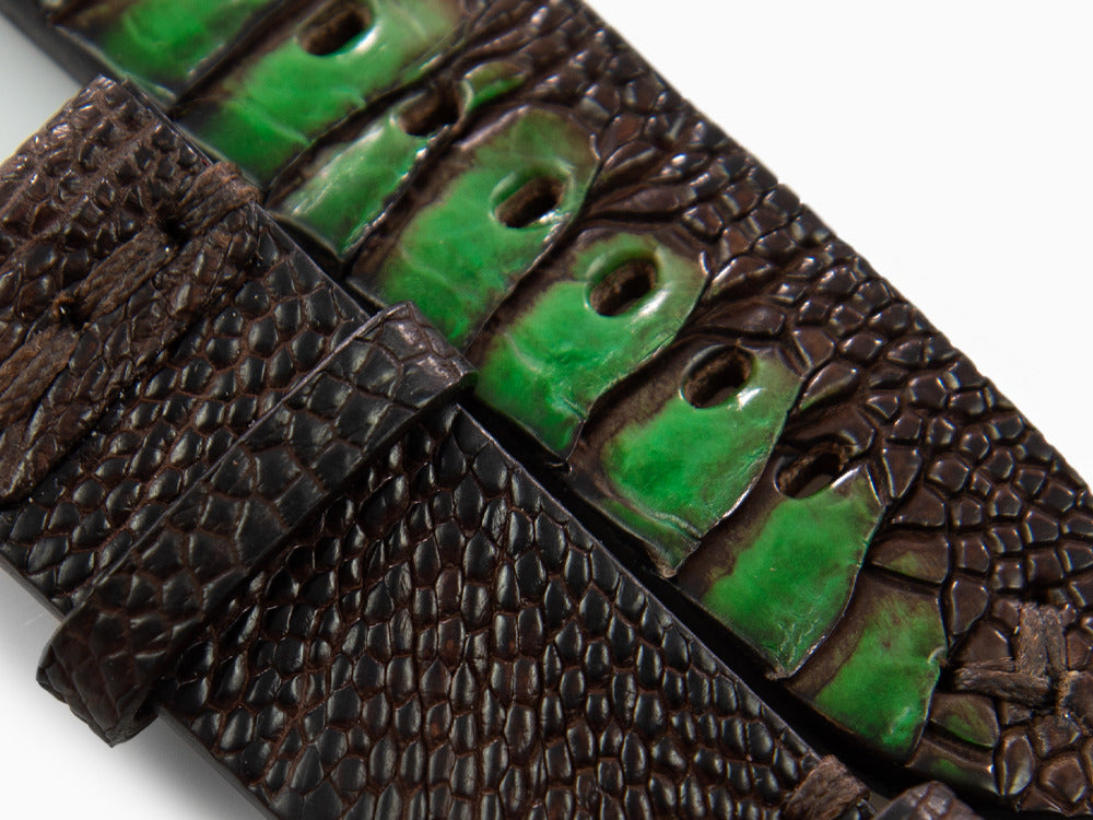 U-Boat Accesorios Armband, Straßenleder, Braun, 23mm., Edelstahl, 3022