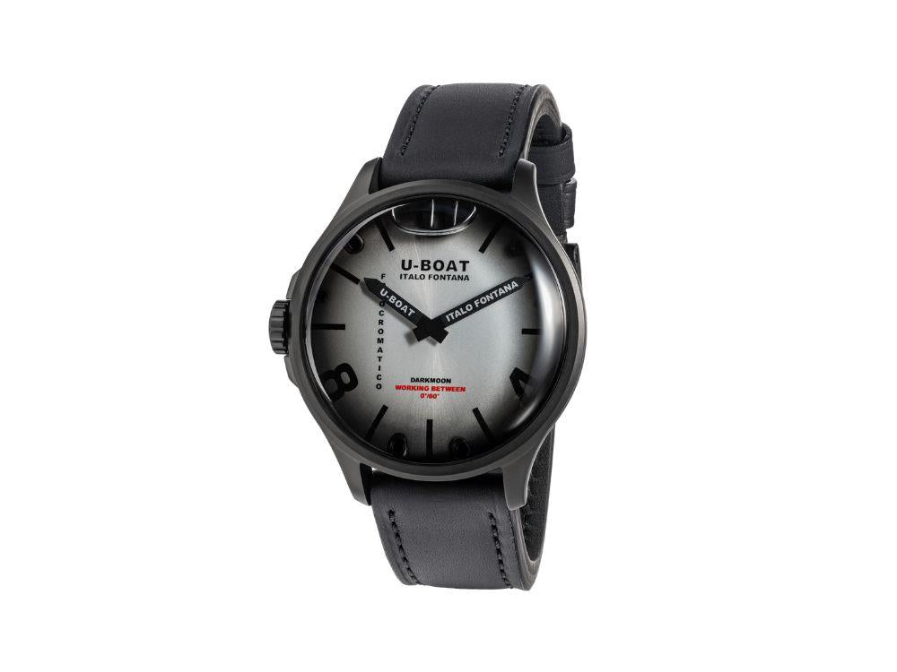 U-Boat Capsoil Darkmoon Kama PVD Quartz Uhr, 46.5 mm, Grau, 3339