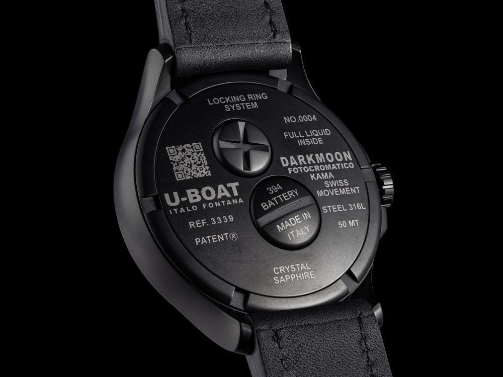 U-Boat Capsoil Darkmoon Kama PVD Quartz Uhr, 46.5 mm, Blau, 3341