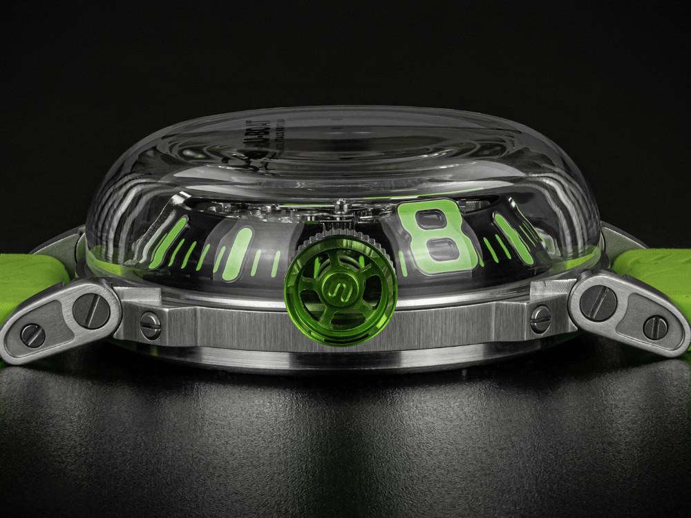 U-Boat U-65 Automatik Uhr, Edelstahl 316L, 44 mm, Grün, 3344