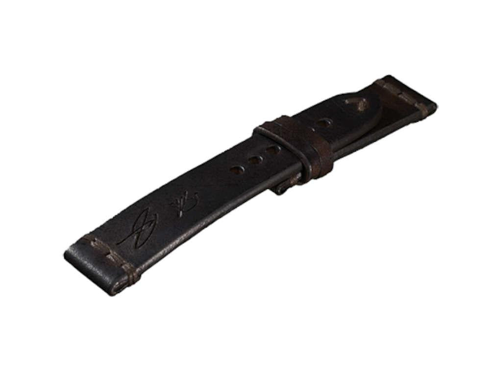U-Boat Accesorios Armband, Kalbsleder, Braun, 23mm., 7792/Z