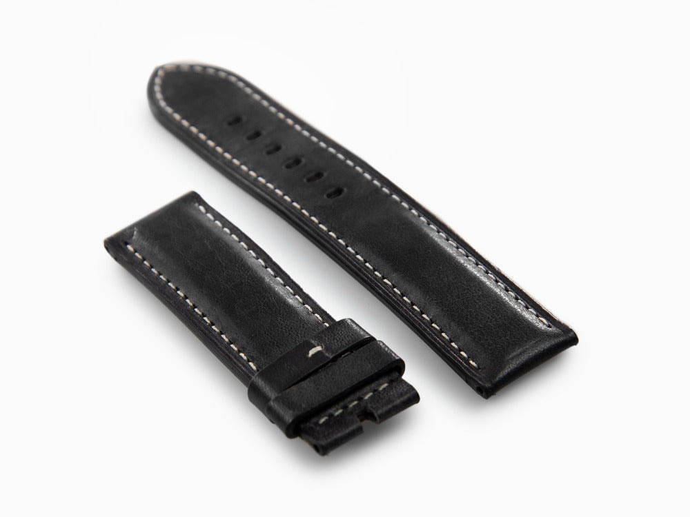 U-Boat Accesorios Armband, Leder, Schwarz, 22mm, 7935/Z