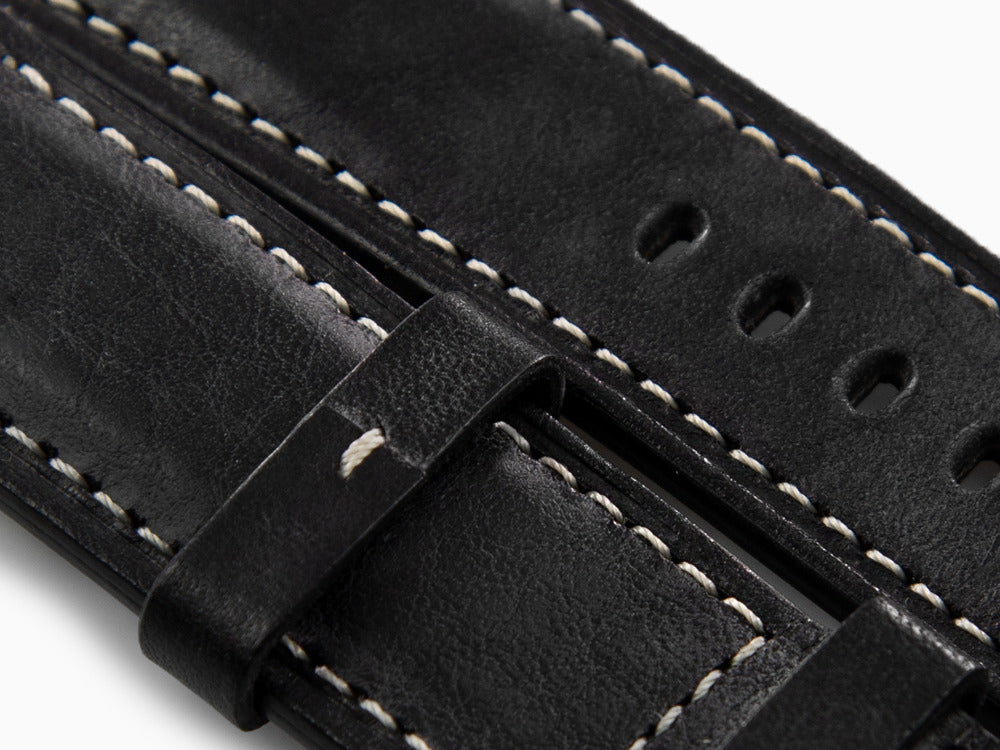 U-Boat Accesorios Armband, Leder, Schwarz, 22mm, 7935/Z