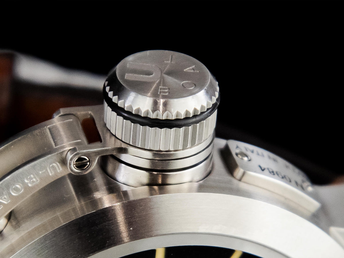 U-Boat Classico Automatik Uhr, Edelstahl 316L , Schwarz, 47mm, 8105