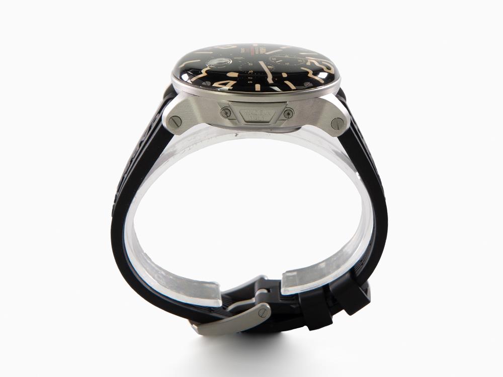 U-Boat Capsoil Chrono SS Quartz Uhr, Schwarz, 45 mm, 8111/C