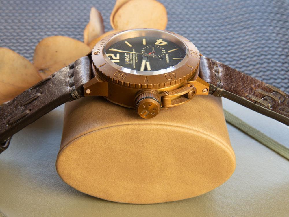 U-Boat Classico Sommerso Automatik Uhr, Bronze,, Schwarz, 46 mm, 8486