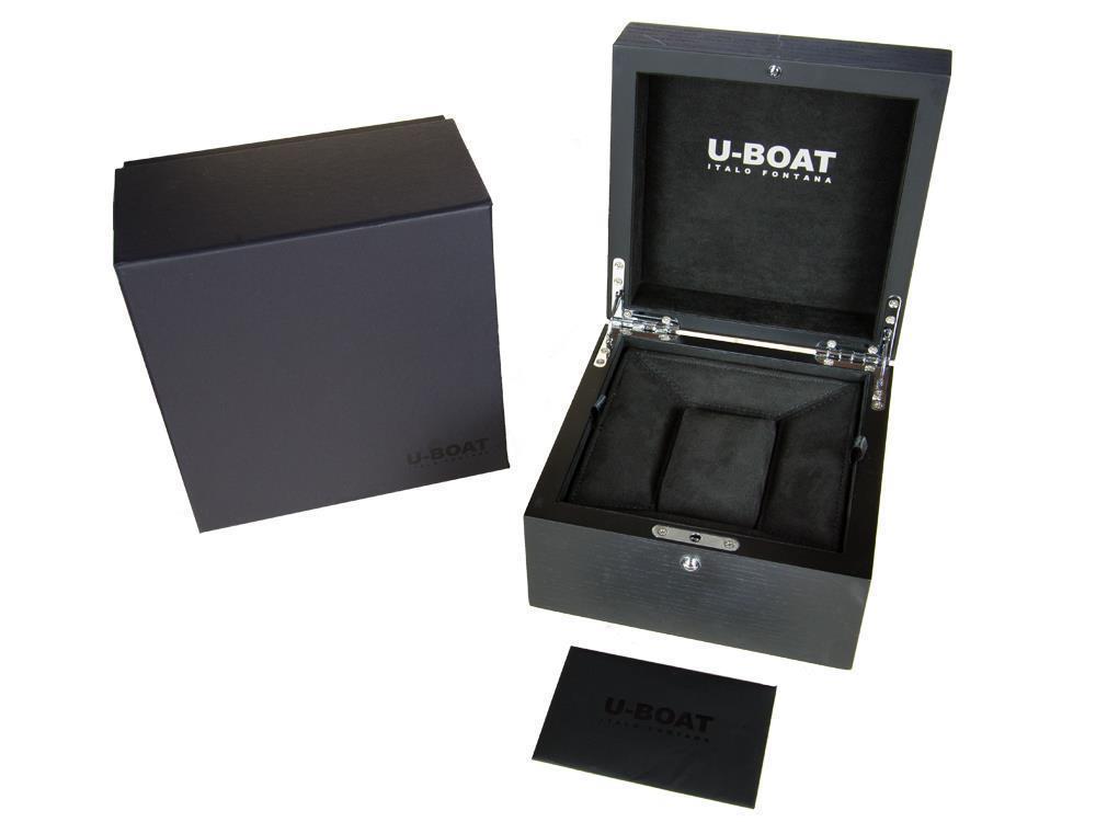 U-Boat Classico Sommerso Automatik Uhr, Bronze,, Schwarz, 46 mm, 8486