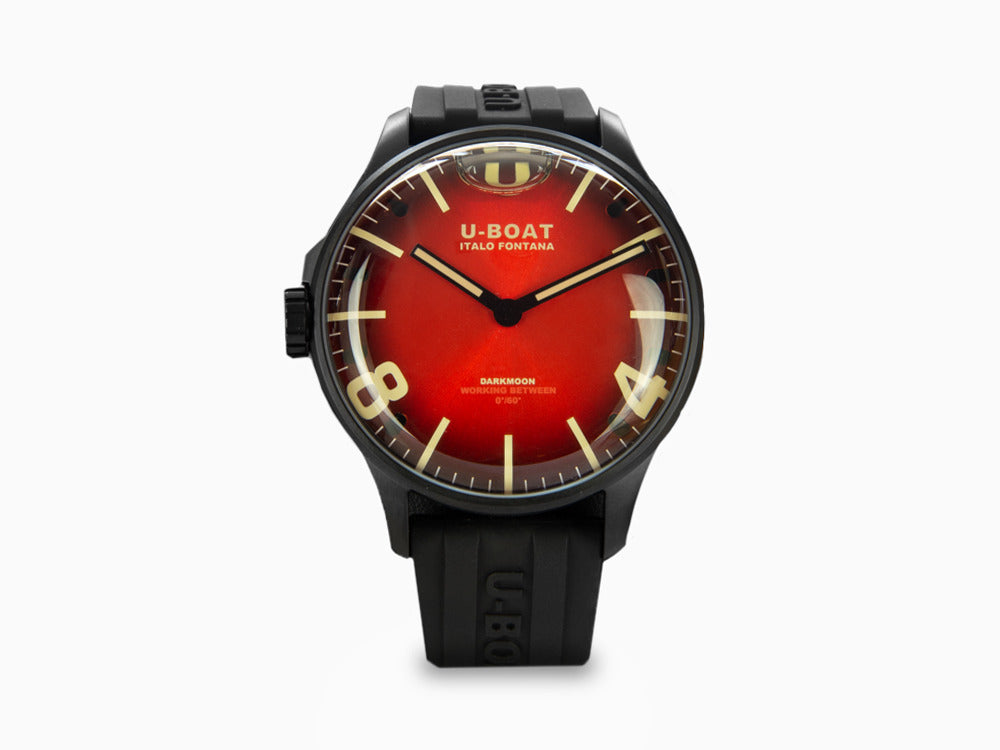 U-Boat Capsoil Darkmoon Soleil Red IPB, Quartz Uhr, 44 mm, 8697