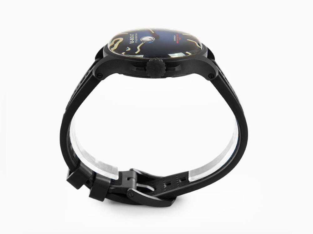 U-Boat Capsoil Darkmoon Soleil Blue IP Quartz Uhr, 44 mm, 8700
