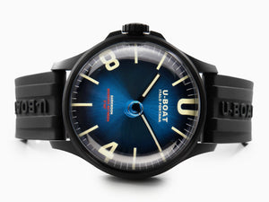 U-Boat Capsoil Darkmoon Soleil Blue IP Quartz Uhr, 44 mm, 8700
