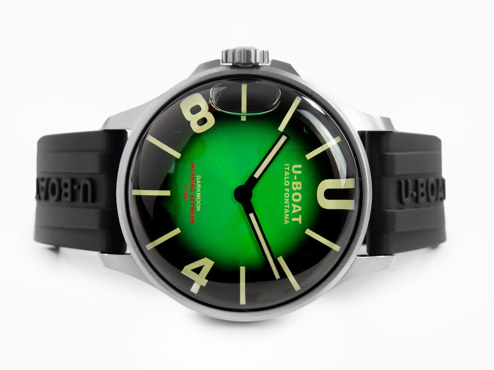 U-Boat Capsoil Darkmoon Soleil Green SS Quartz Uhr, 44 mm, 8702/B
