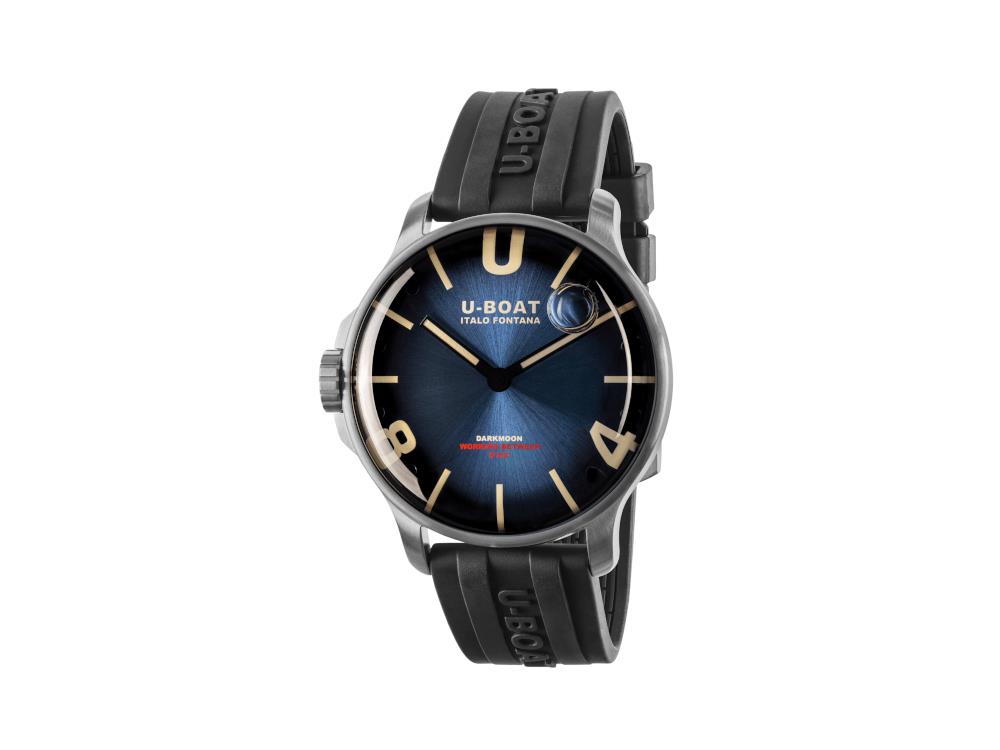 U-Boat Capsoil Darkmoon Soleil Blue SS Quartz Uhr, 44 mm, 8704