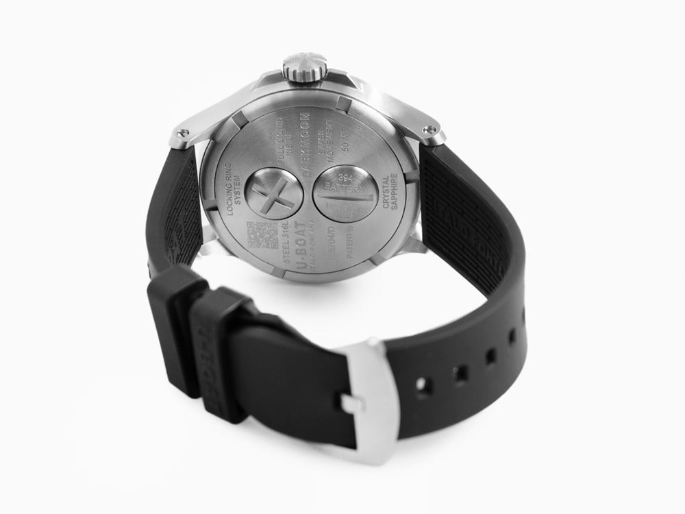 U-Boat Capsoil Darkmoon Soleil Blue SS Quartz Uhr, 44 mm, 8704