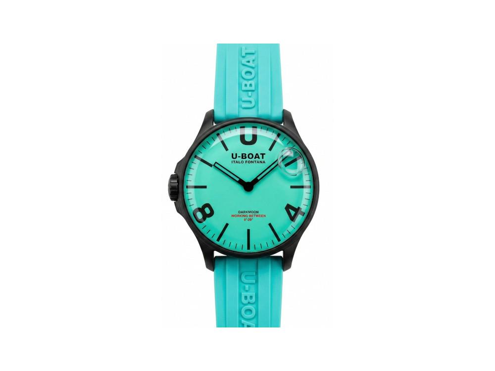 U-Boat Capsoil Darkmoon Aquamarine Quartz Uhr, PVD, PVD, 44 mm, 8969
