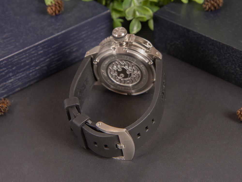 U-Boat Classico Sommerso Automatik Uhr, Schwarz, 46 mm, 30 atm, 9007/A