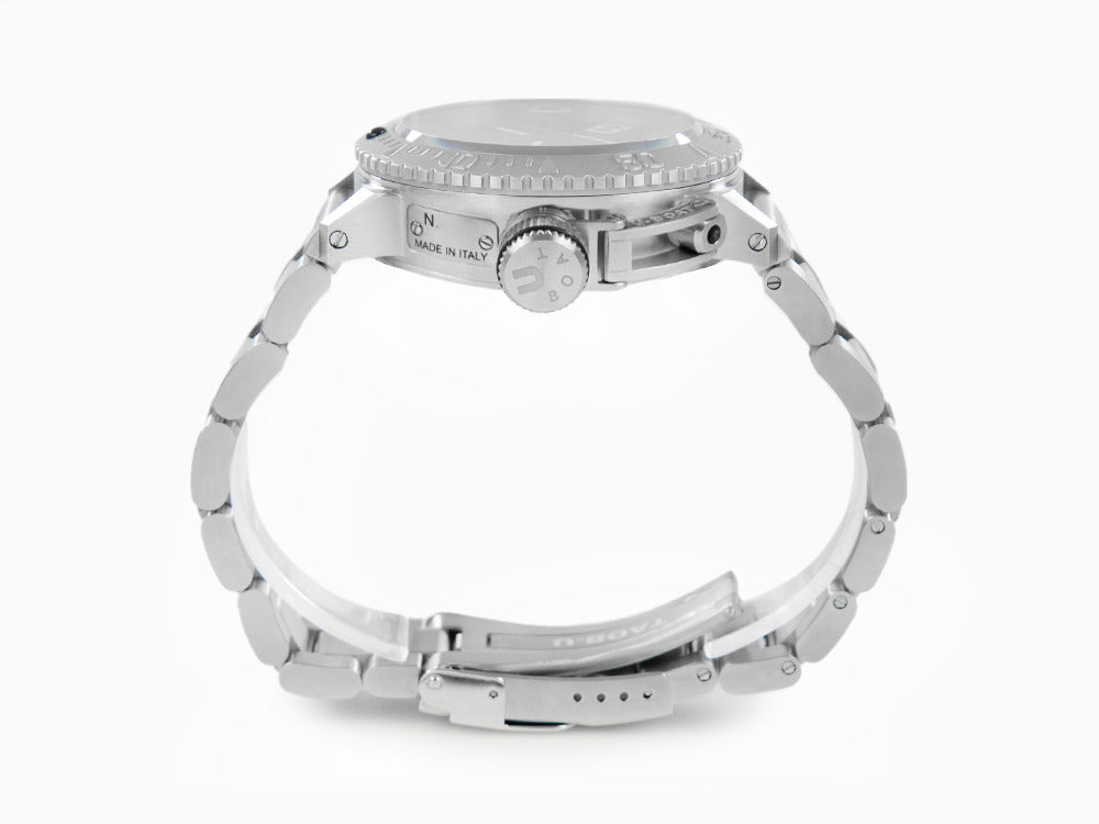 U-Boat Classico Sommerso Automatik Uhr, Edelstahl, Schwarz, 46 mm, 9007/A/MT