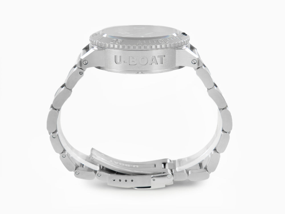 U-Boat Classico Sommerso Automatik Uhr, Edelstahl, Schwarz, 46 mm, 9007/A/MT