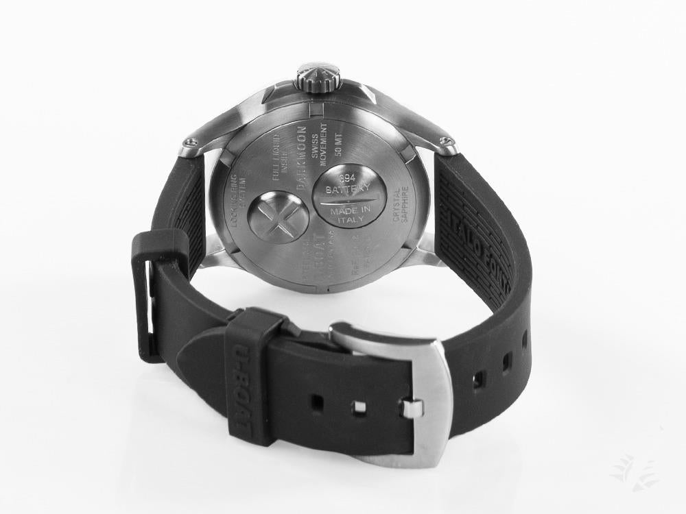 U-Boat Capsoil Darkmoon Quartz Uhr, Edelstahl, 40 mm, Schwarz, 9018