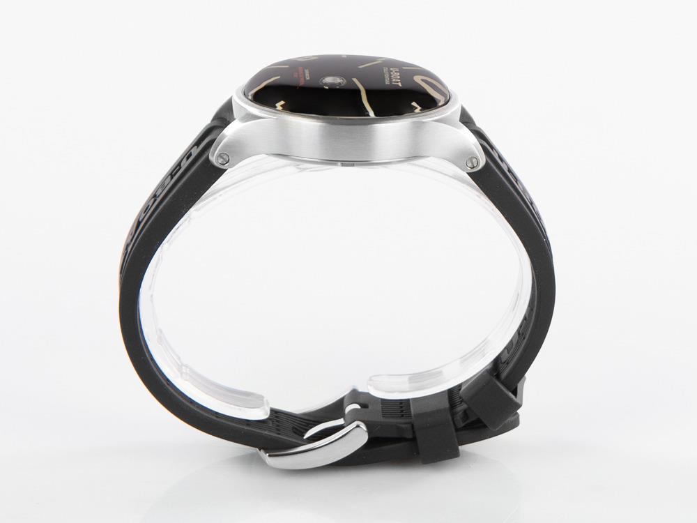 U-Boat Capsoil Darkmoon Quartz Uhr, Edelstahl, 40 mm, Schwarz, 9018