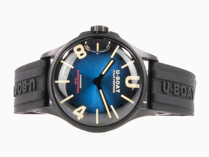 U-Boat Capsoil Darkmoon Quartz Uhr, Edelstahl PVD, 40 mm, Blau, 9020