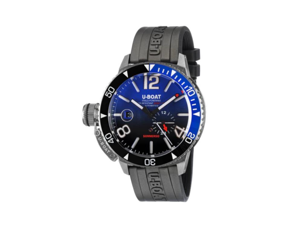 U-Boat Classico Sommerso Ghiera Ceramica Blue Automatik Uhr, 46 mm, 9519