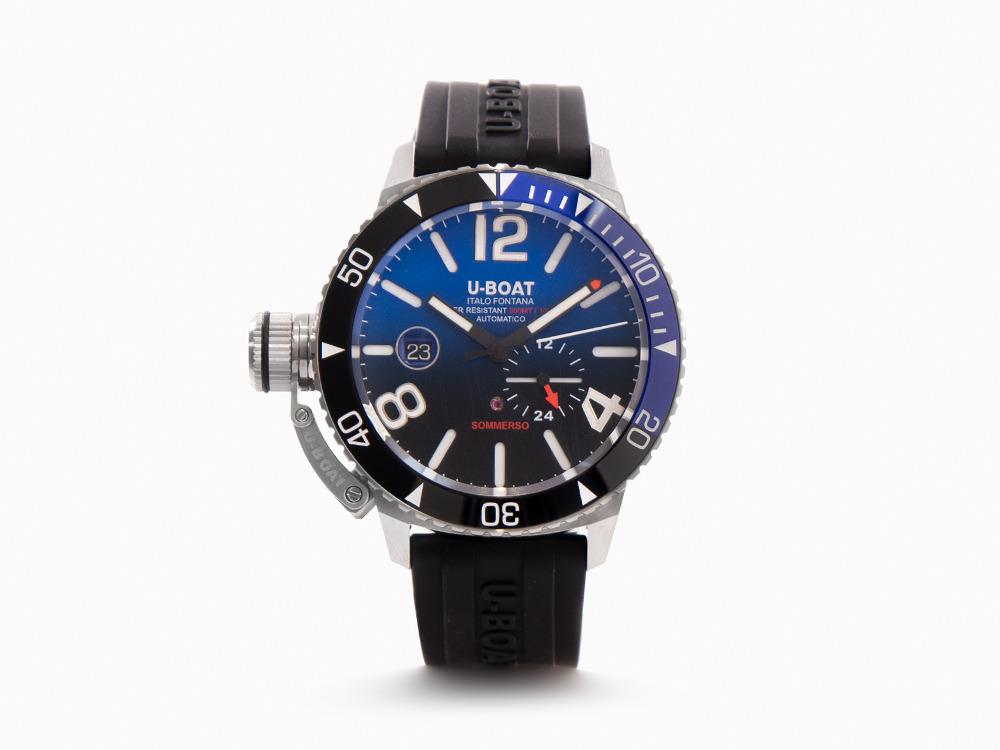 U-Boat Classico Sommerso Ghiera Ceramica Blue Automatik Uhr, 46 mm, 9519