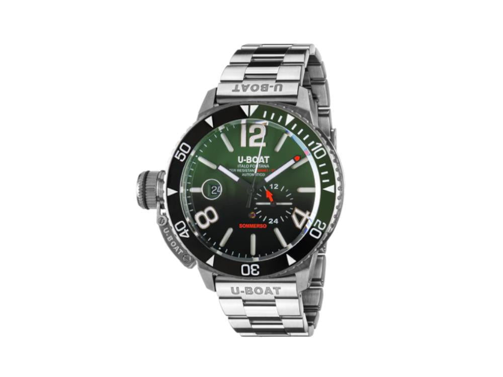 U-Boat Classico Sommerso Ghiera Ceramica Verde Automatik Uhr, 46 mm, 9520/MT
